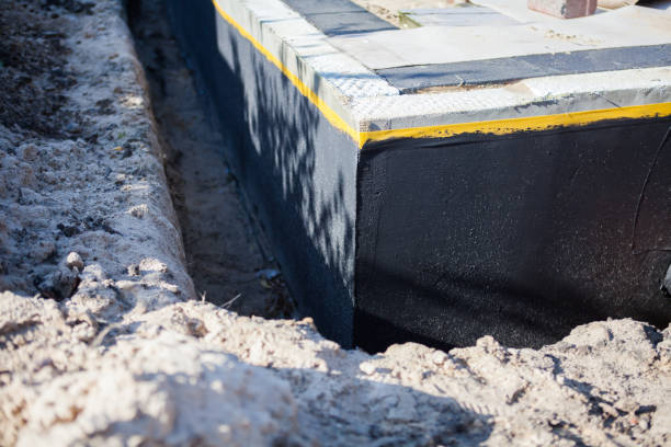 Residential Waterproofing installation at a Romeoville, IL home by SJ Waterproofing Pros